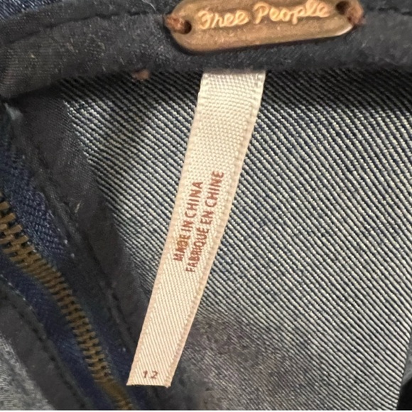 Bundle Free People Denim Skirt & Talbots collection, fluter hem skirt - Picture 11 of 13